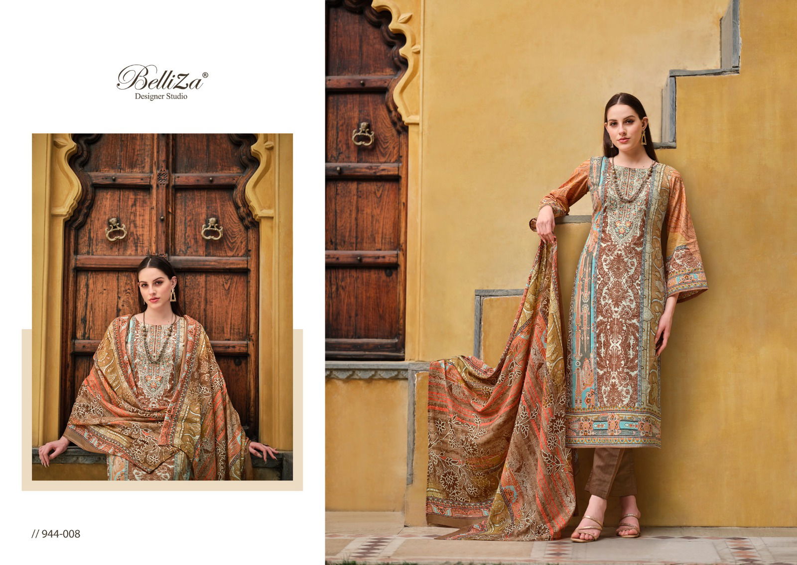 Naira Vol 63 By Belliza Printed Cotton Dress Material Wholesale Clothing Suppliers In India
